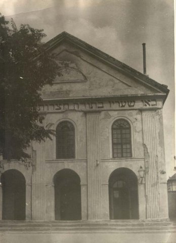 A gyöngyösi status que (régi) zsinagóga (Forrás: MZSL)
